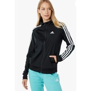 Addidas Women’s Essentials Warm Up 3 Stripe Jacket